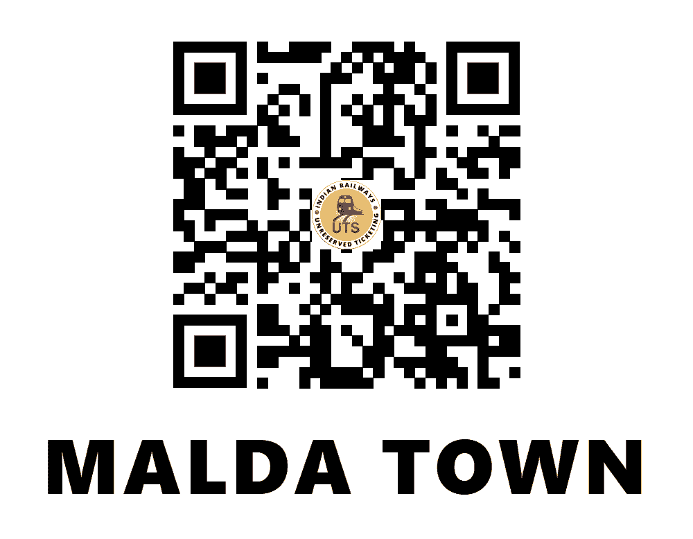 UTS QR Code for Malda Town - MLDT